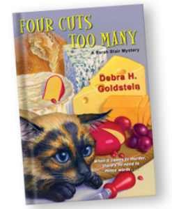 Cover of Four Cuts Too Many by Debra H. Goldstein